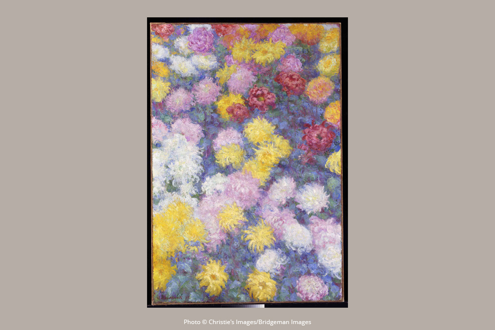 Crisantemi di Monet - Ispirazione di design -
