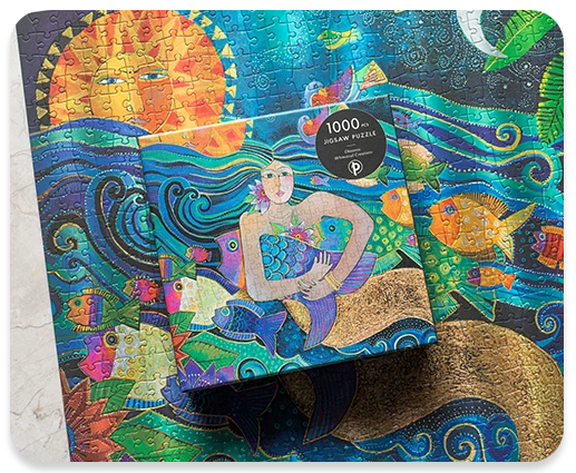 Okeanos artwork by Laurel Burch