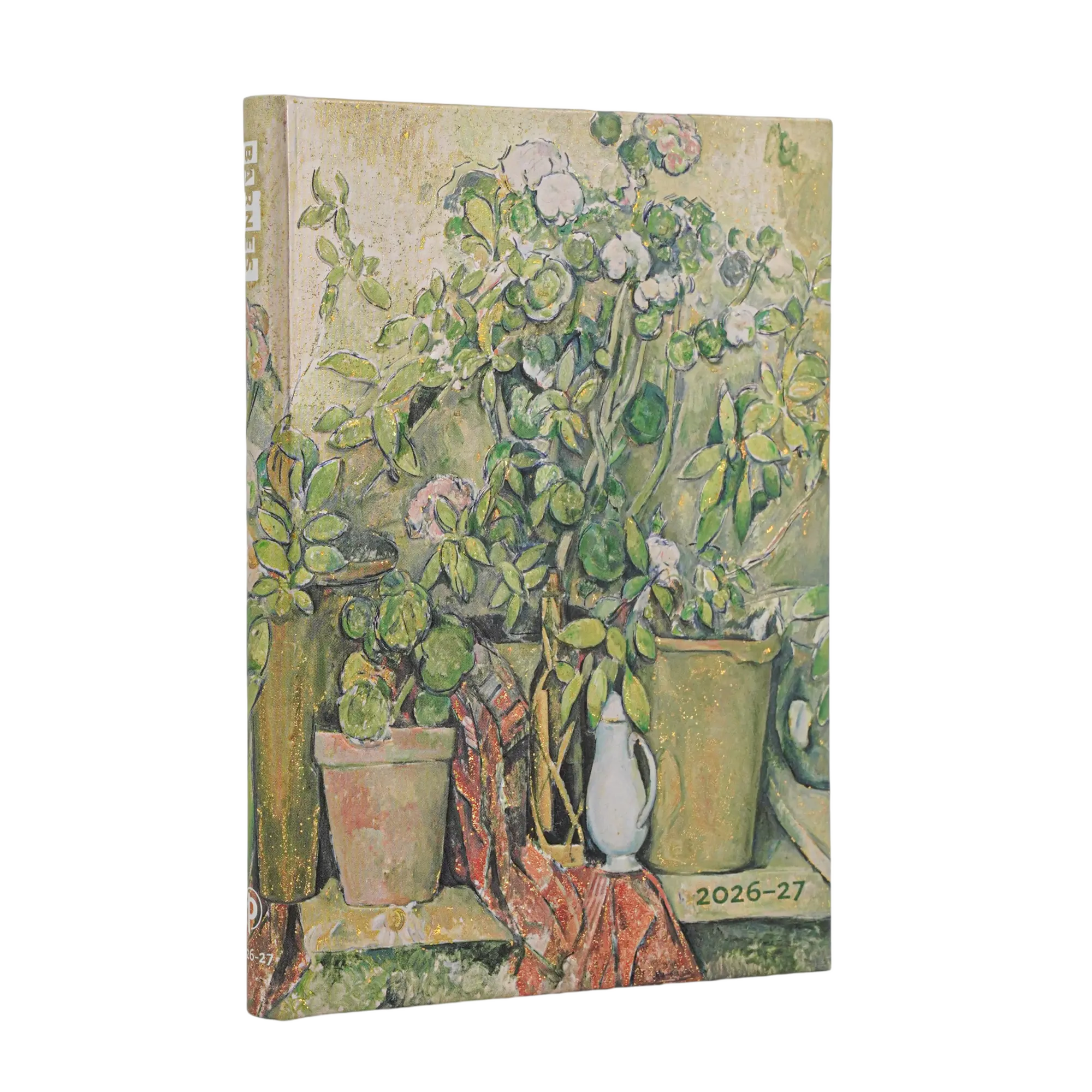 2027 Cezanne's Terracotta Pots and Flowers MIDI Horizontal Tapa Dura Agenda Semanal de 18 Meses, 208