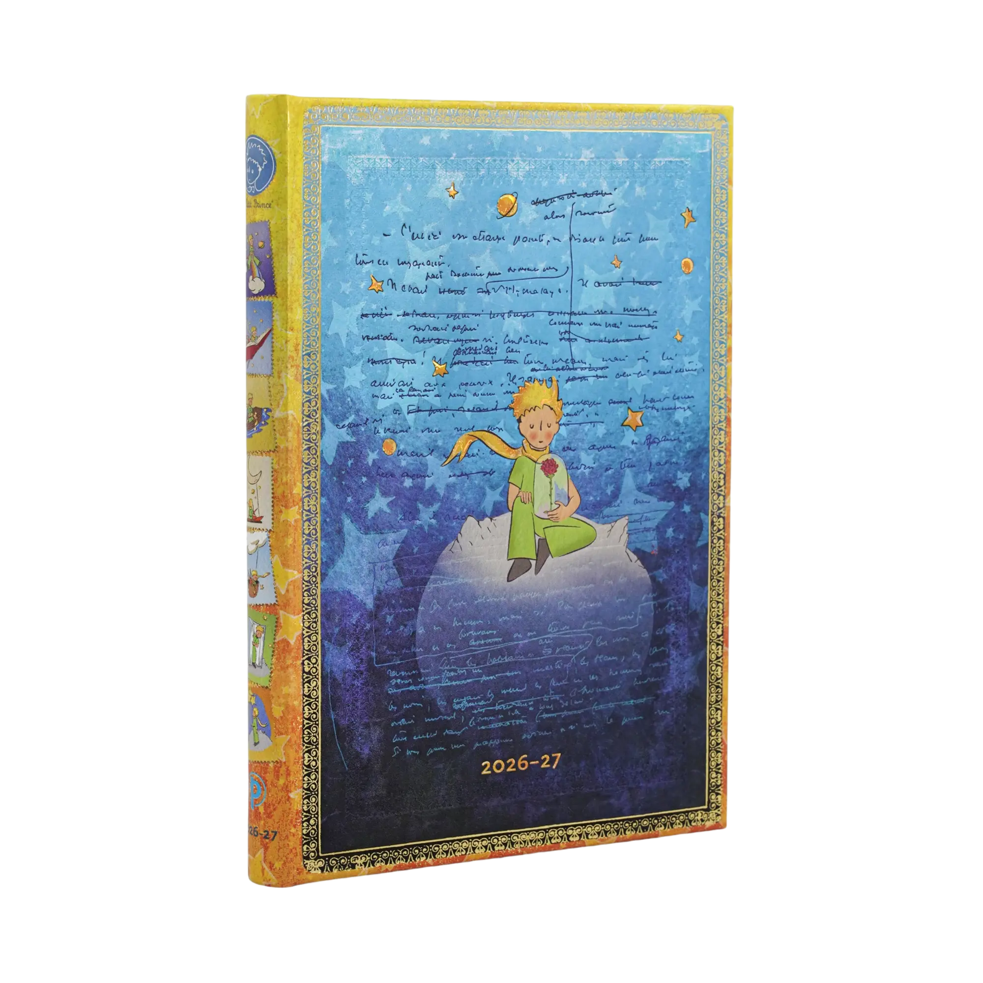2027 Saint-Exupery, the Little Prince MIDI Horizontal Tapa Dura Agenda Semanal de 18 Meses, 208 págs