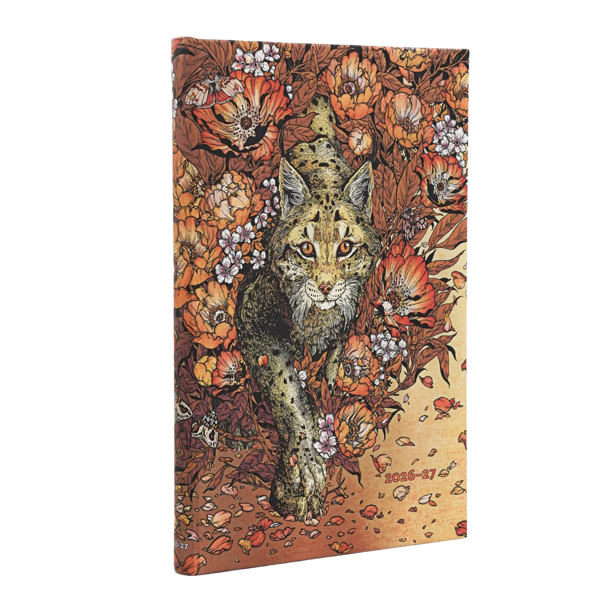 2027 Lynx Rising Maxi Vertical Tapa Dura Agenda Semanal de 18 Meses, 208 págs, 80gsm por Paperblanks