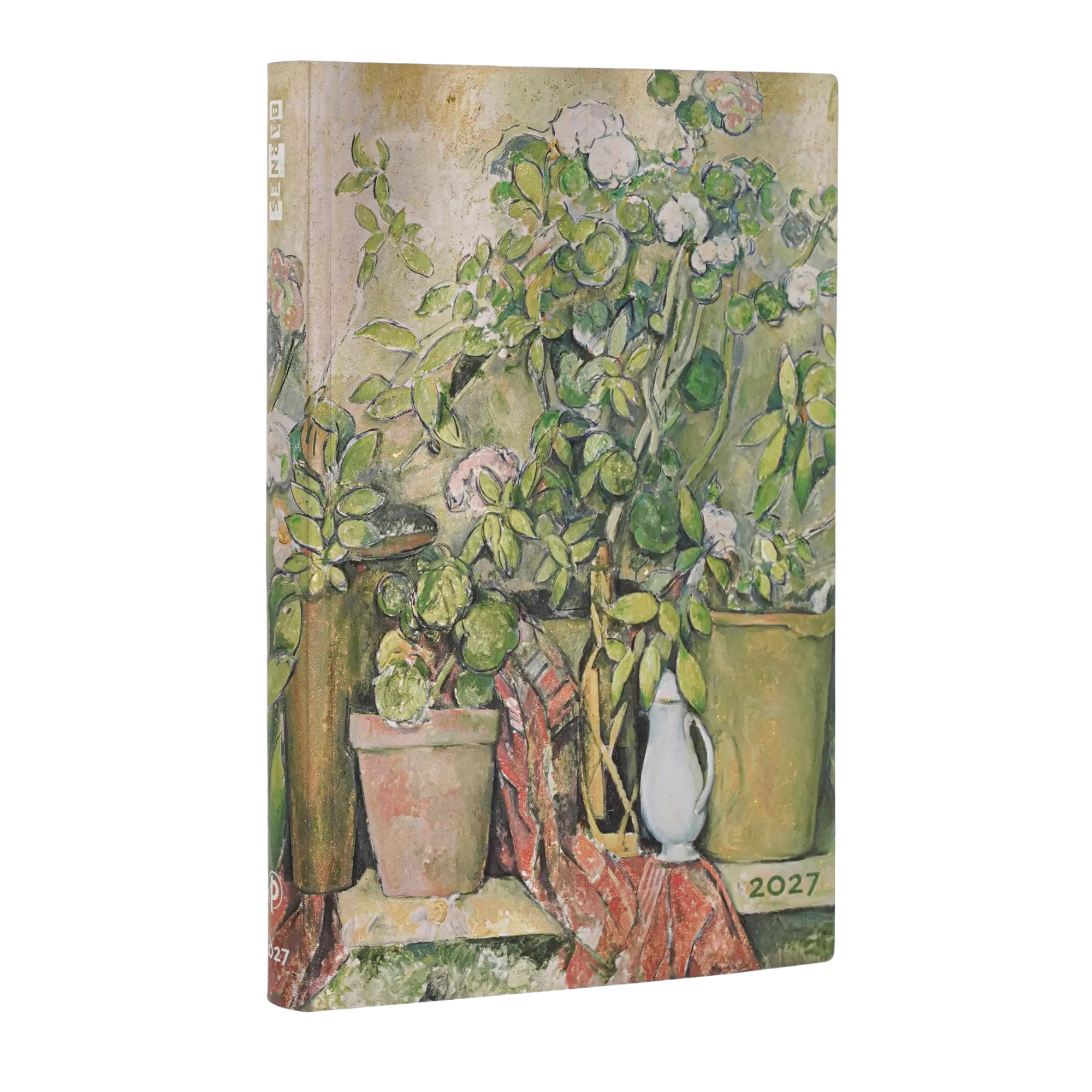2027 Cezanne's Terracotta Pots and Flowers MIDI Tapa Dura Agenda Diaria de 12 Meses, 416 págs, 80gsm