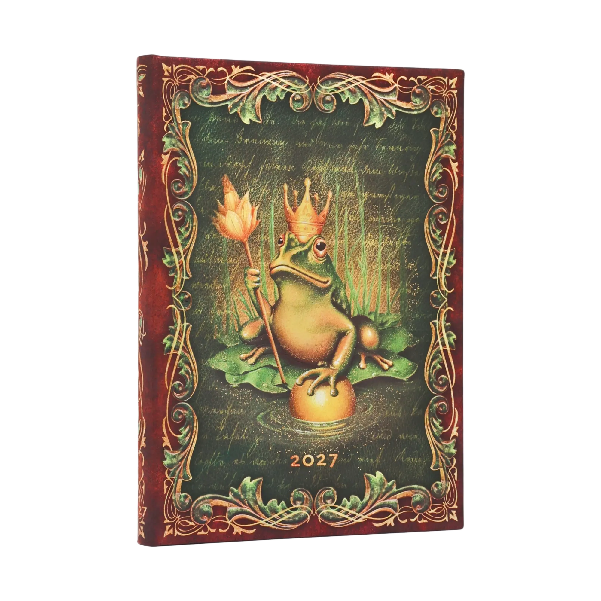 2027 the Brothers Grimm, Frog Prince MIDI Horizontal Tapa Dura Agenda Semanal de 12 Meses, 160 págs,