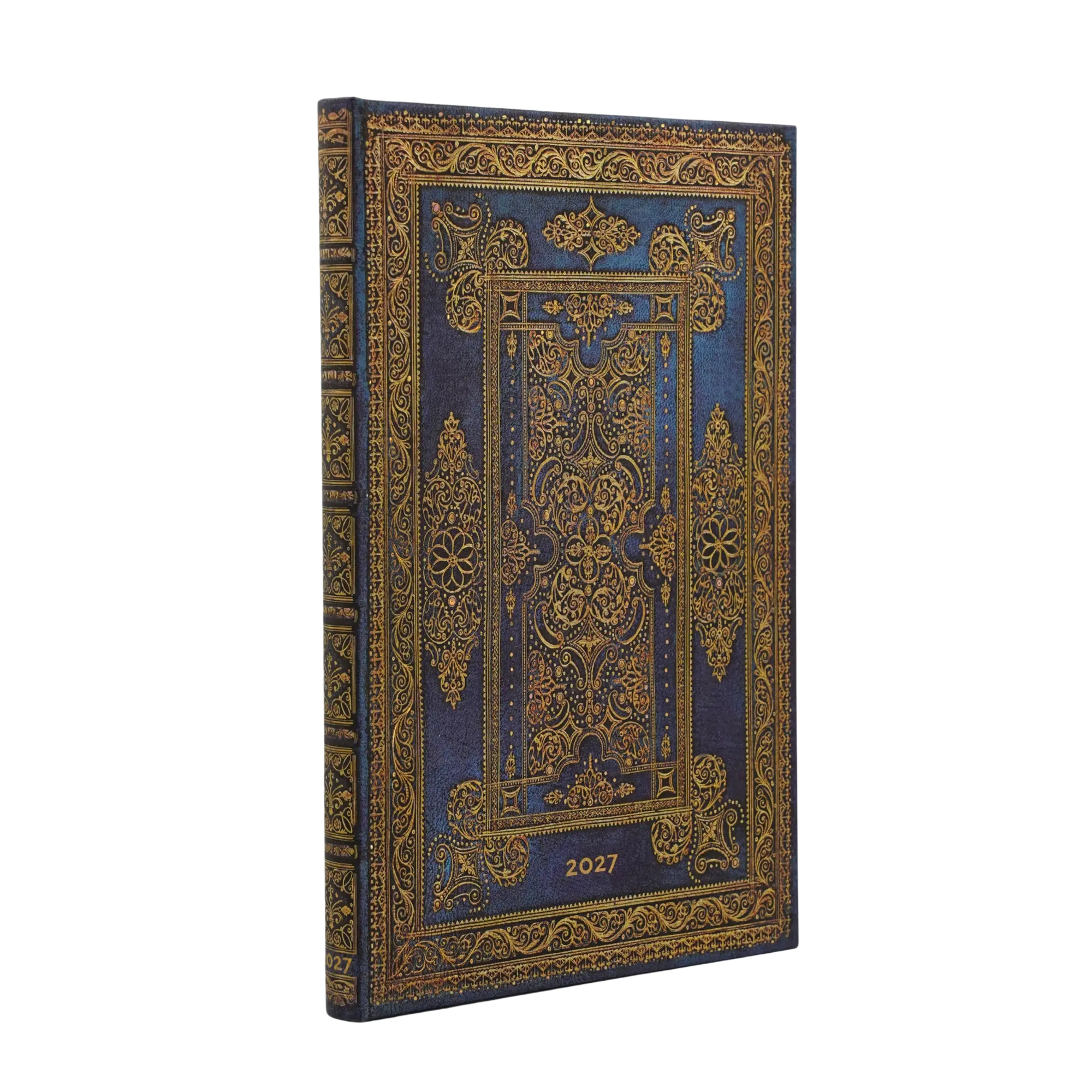 2027 Blue Luxe Maxi Horizontal Tapa Dura Agenda Semanal de 12 Meses, 160 págs, 100gsm por Paperblank