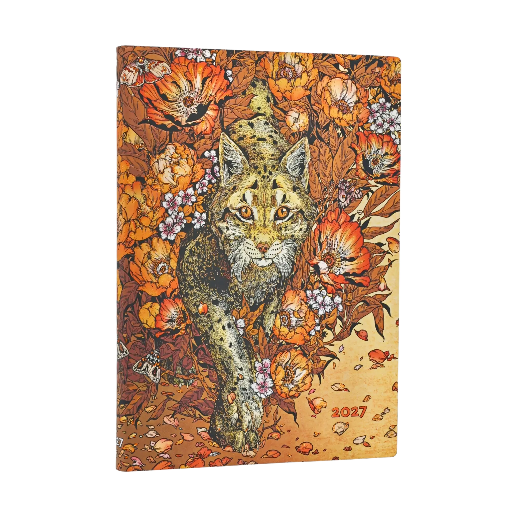2027 Lynx Rising MIDI Vertical Tapa Blanda Agenda Semanal de 12 Meses, 176 págs, 100gsm por Paperbla