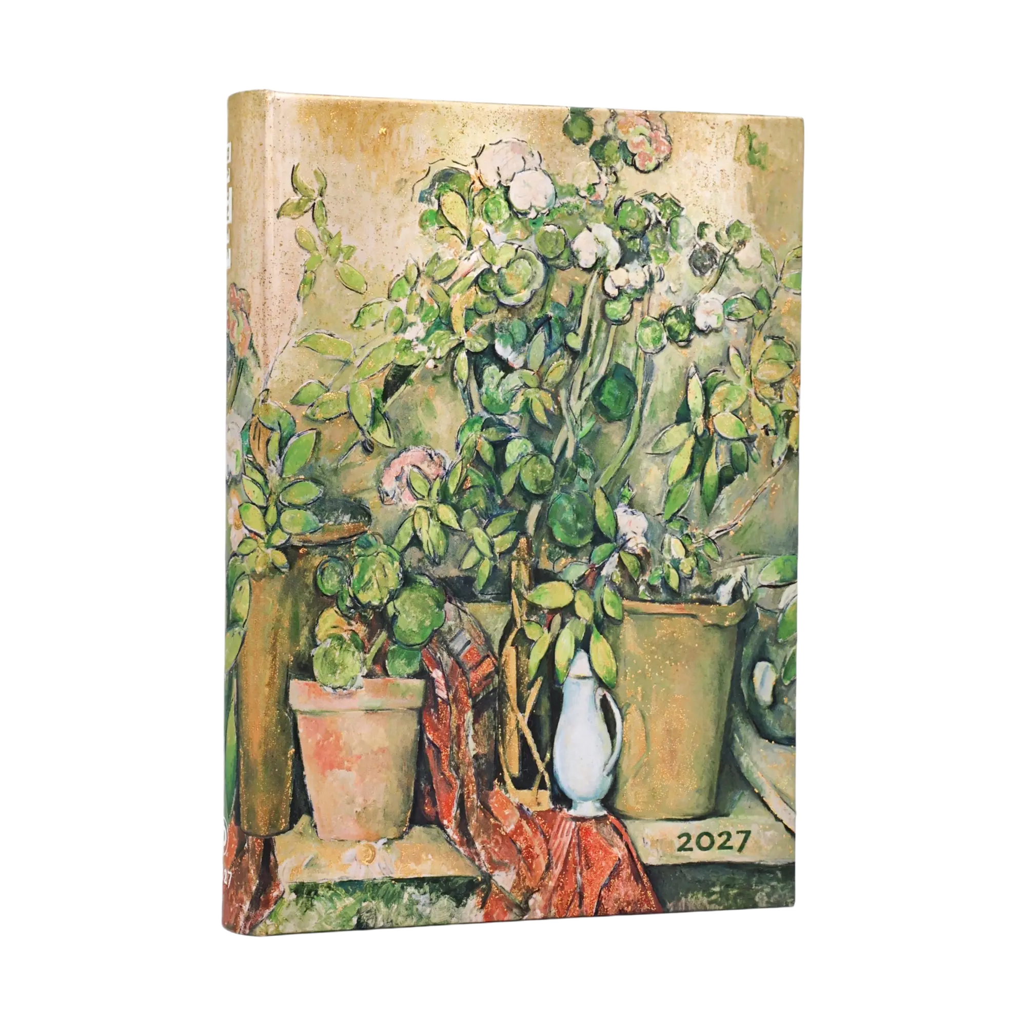 2027 Cezanne's Terracotta Pots and Flowers Maxi Tapa Blanda Agenda Diaria de 12 Meses, 400 págs, 80g