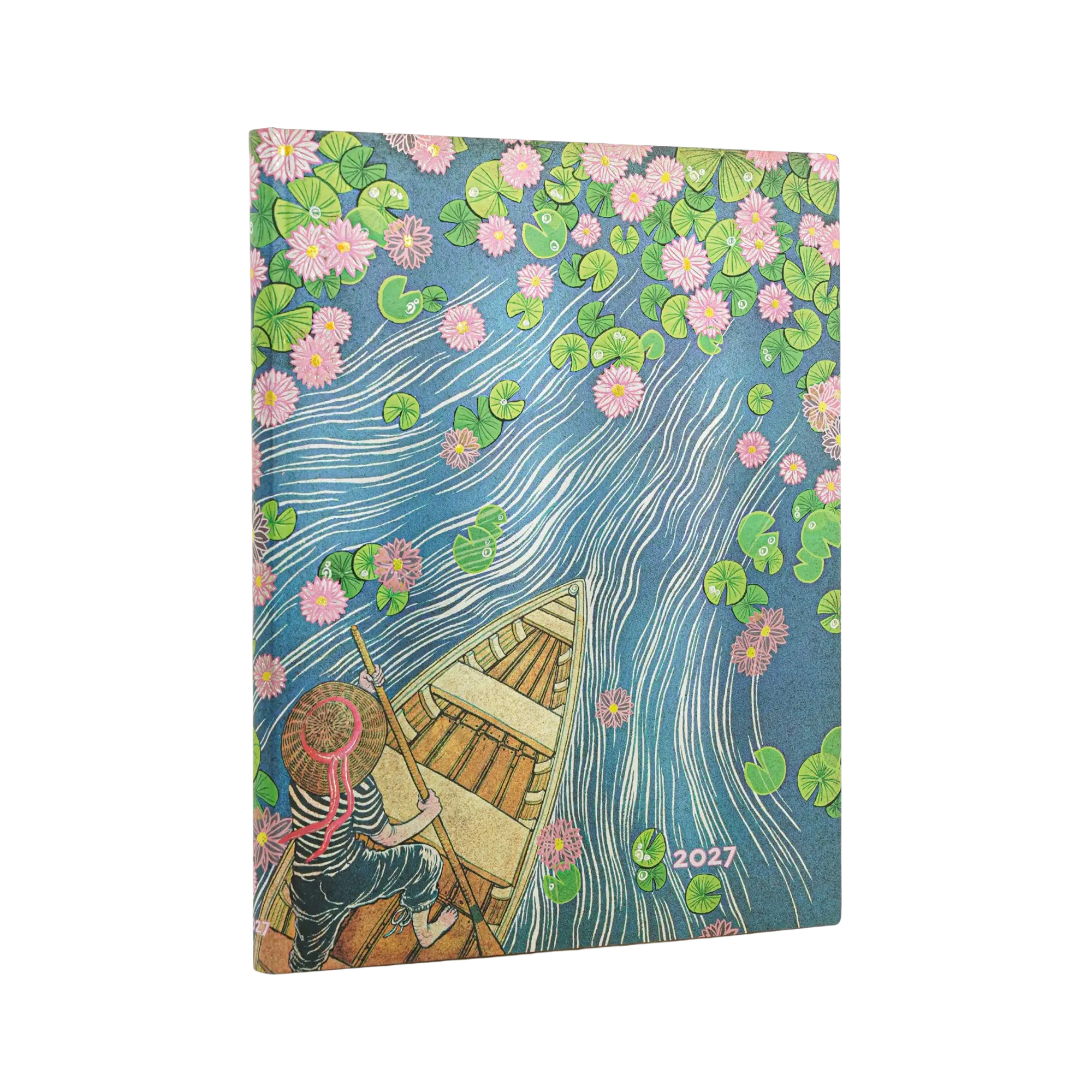 2027 Lotus River Ultra Vertical Tapa Blanda Agenda Semanal de 12 Meses, 176 págs, 100gsm por Paperbl