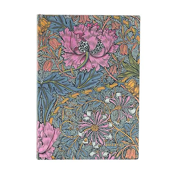 2025 Morris Pink Honeysuckle - William Morris | Paperblanks