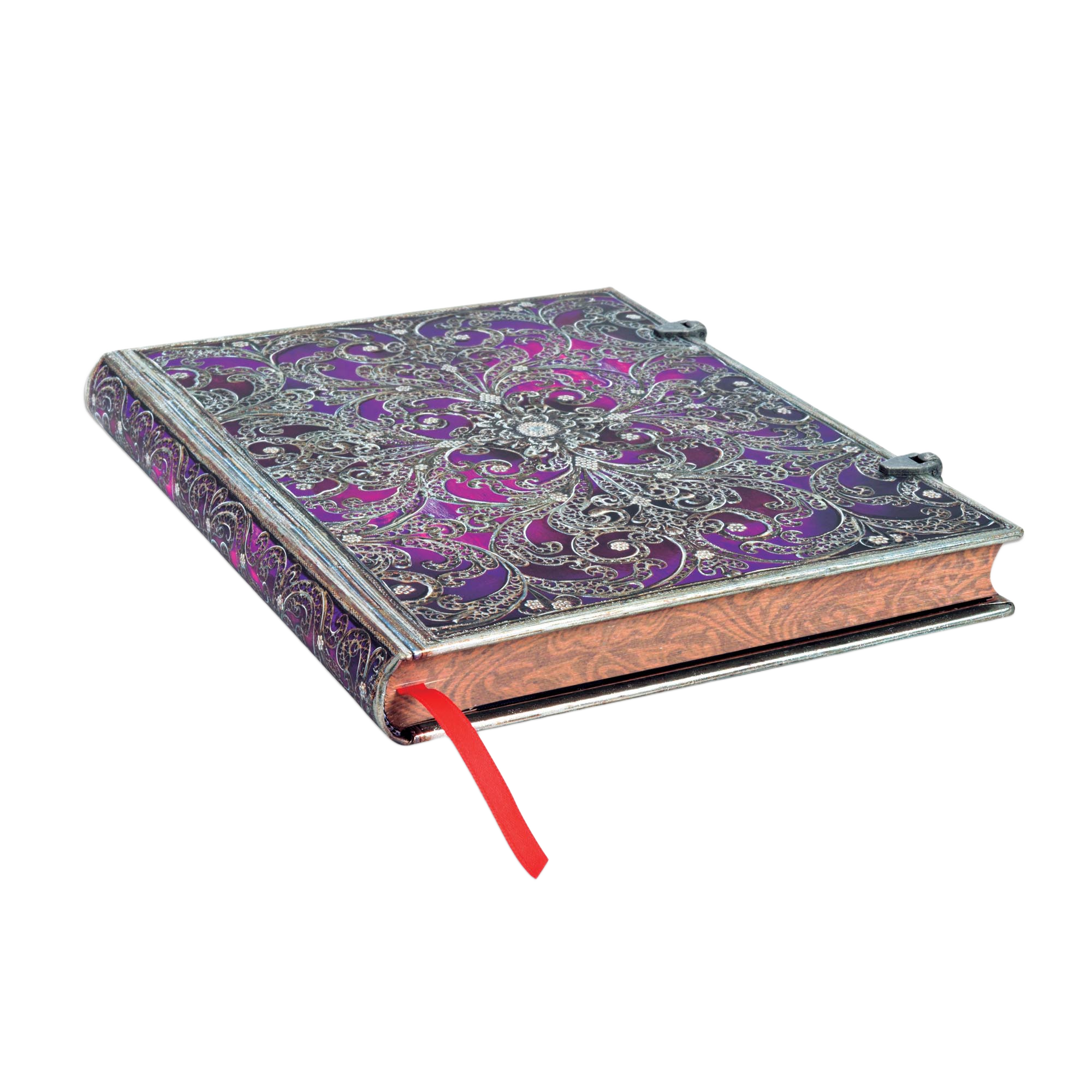 オバジーン - シルバーフローラル - ハードカバー | Paperblanks