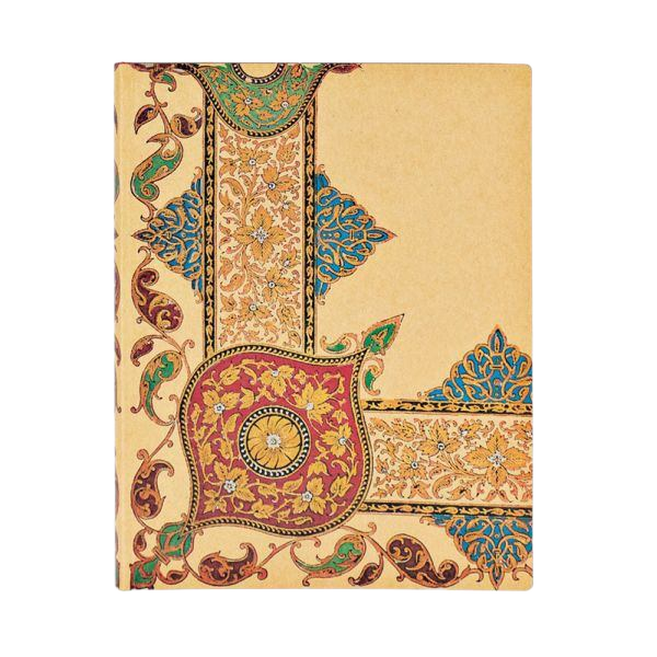 Paisley & Sarasa テキスタイル書籍 NOVAK Visions of Paisley Ivory Kraft - Lyon Florals - Journals | Paperblanks