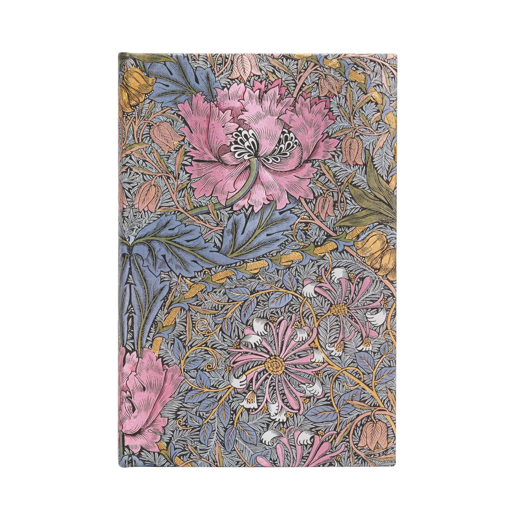 Morris Pink Honeysuckle - William Morris - Hardcover Journals