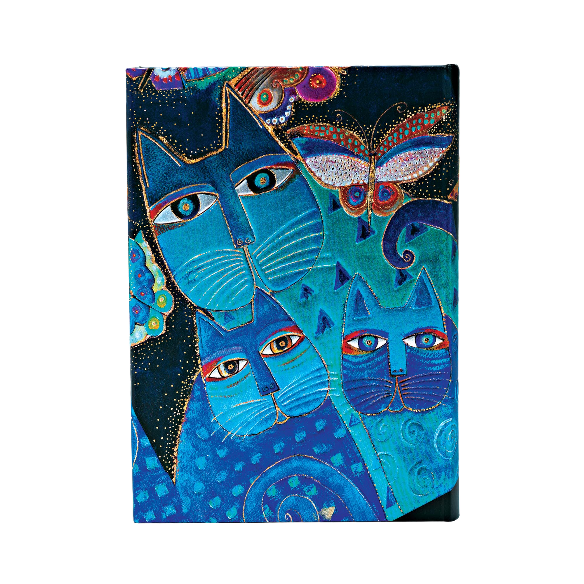 アールビバン　茨乃　版画　子猫と蝶々 水面に映る猫と蝶々 - Fantastic Felines ～幸せを運ぶ猫たち