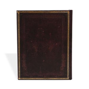 ブラックモロッカン - アンティークレザー - Hardcover Journals